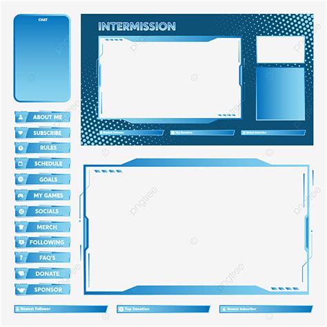 Twitch Overlay Vector Png Images Twitch Overlay Template Design Deep