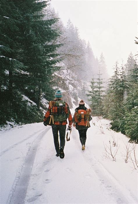 Trekking Adventure Awaits Adventure Travel Winter Adventure Forest