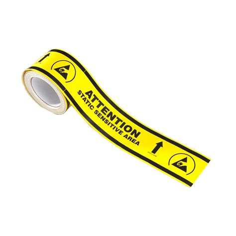 Esd Tape Static Sensitive Area Attention Floor Marking Tape Statico