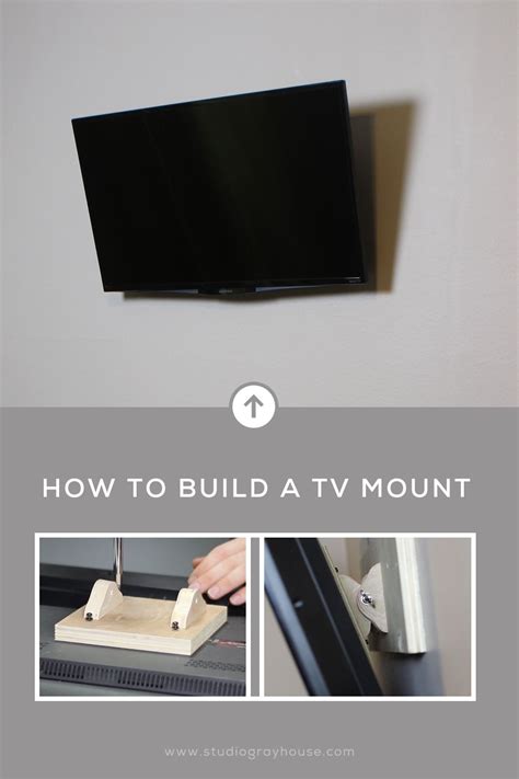 How To Build A Tv Wall Mount With Images Diy Tv Wall Mount Tv Wall