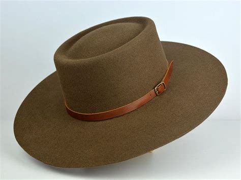 The Mojave Coffee Brown Rabbit Fur Felt Vaquero Crown Bolero Hat