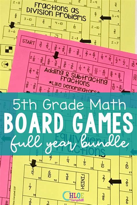 Fun Math Games For 5th Graders In The Classroom