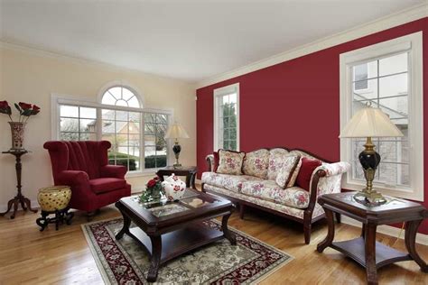 40 Red Living Room Ideas Photos Harisprakoso