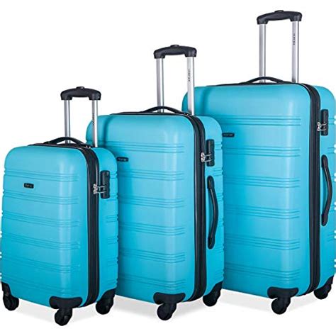 Merax Luggage Set 3 Piece Expandable Lightweight Spinner Suitcase