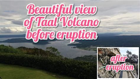 Beautiful View Of Taal Volcano Before Eruption Taal Volcano Before