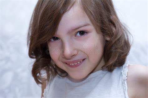 Beautiful Girl Of Six Years Stock Photo Image Of Isolated Toddler