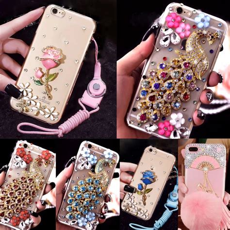 New Style Fashion Diy Bling Crystal Rhinestone Cases For Oppo R1c 8207 Luxury Diamond 3d