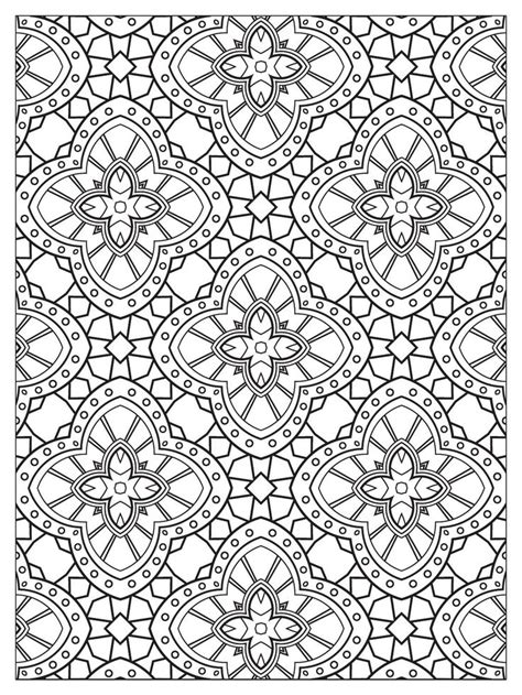 Mindfulness Mandalas Nº3 Pattern Illustration Abstract Pattern Colouring Pages