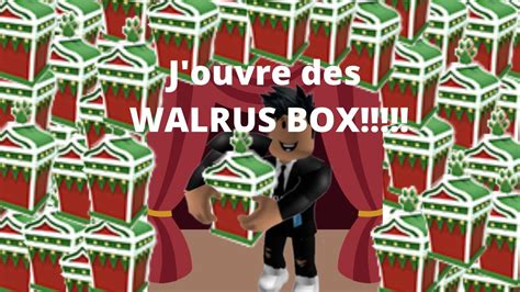 J OUVRE DES WALRUS BOX JUSQU AU GOLDEN WALRUS YouTube