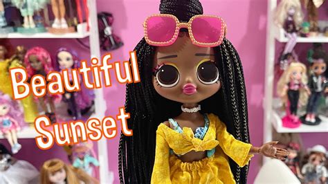 Lol Omg Sunset World Travel Doll Review Love Her Colors Youtube