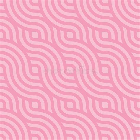 Stylish Pink Wavy Lines Smooth Background Stock Illustrations 349