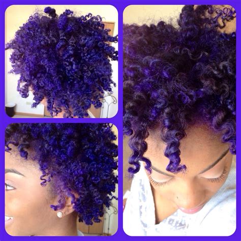 Purple Natural Hair Purple Natural Hair Blue Natural Hair Natural