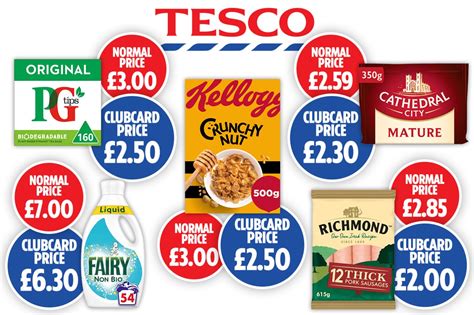 Tesco Shoppers With A Clubcard Save Up To 50 For The Same Goods