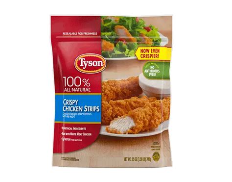 Crispy Chicken Strips | Tyson® Brand | Tyson chicken strips, Tyson chicken recipes, Tyson chicken