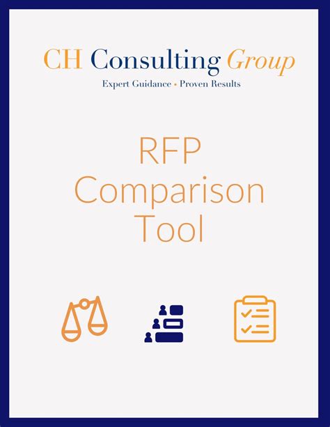 Rfp Comparison Tool Ch Consulting Group