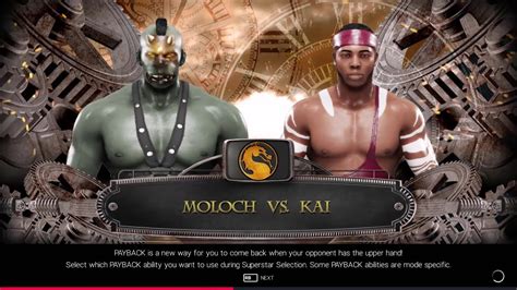 Wwe 2k19 Mortal Kombat Moloch Vs Kai Realms Championship