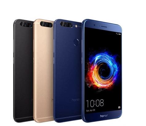 This smartphone weights 184 g. Mobile2Go. Honor 8 Pro [12MP Dual Camera/64GB ROM+6GB RAM ...