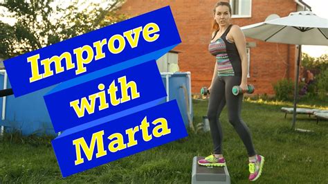 Step Up On The Bench Improve With Marta YouTube