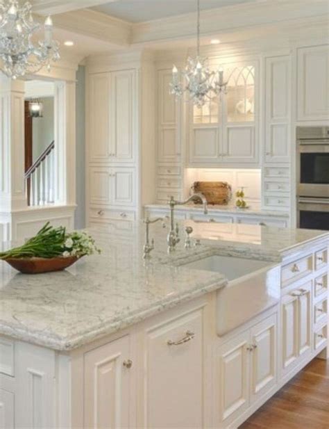 46 Luxury White Kitchen Design Ideas To Get Elegant Look Kitchen