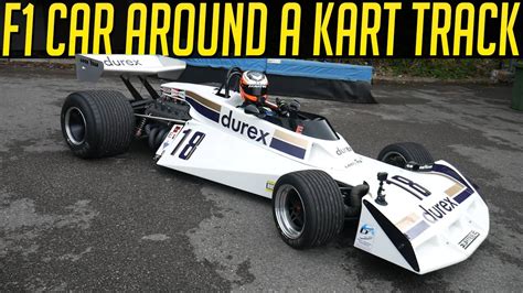 I Drove A Formula 1 Car Around A Kart Track Youtube