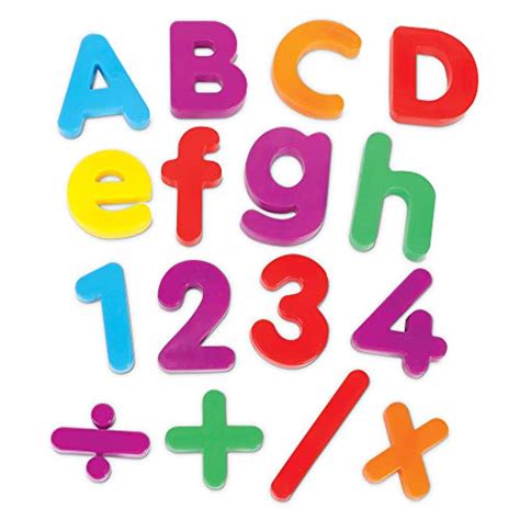 Learning Resources Jumbo Magnetic Letters And Numbers Combo Set