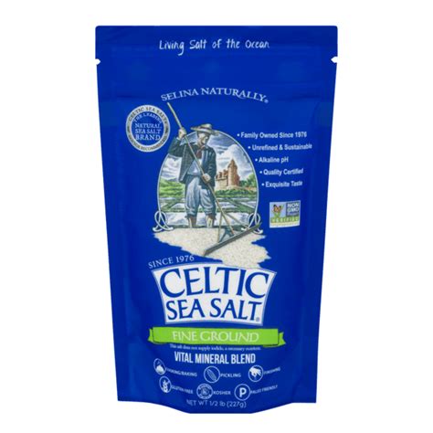 Celtic Sea Salt Fine Ground Salt Bag 8 Oz