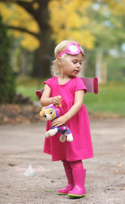 This post contains affiliate links. Skye Halloween Costume, Paw Patrol, Pink Dog, DIY | Paw patrol halloween costume, Halloween ...