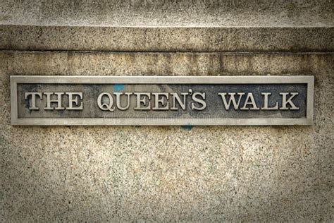 The Queen`s Walk Stock Image Image Of Kingdom Exterior 97130157