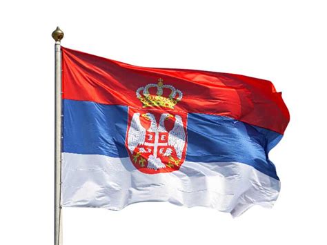 Srpska Zastava Sa Grbom Reklamni Materijal