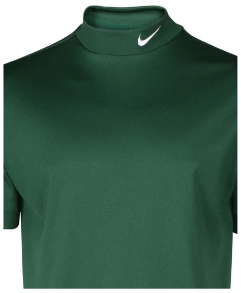 Nike Mens Tech Uv Mock Neck Dri Fit Short Sleeve Shirt Ebay