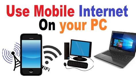 3 Easy Way To Use Your Mobile Internet In Your Pc Youtube