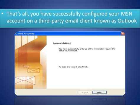 Add An Msn Email Account For Desktop