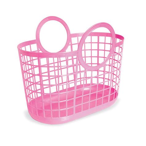 Retro Pink Basket Starplast Pink Basket Retro Pink Plastic