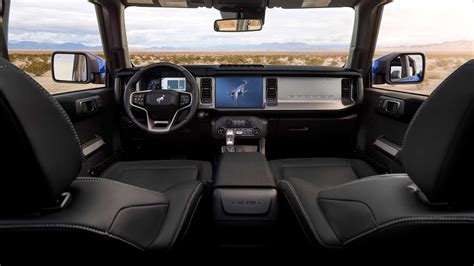 2021 Ford Bronco First Edition Black Onyx Interiors Images Officially