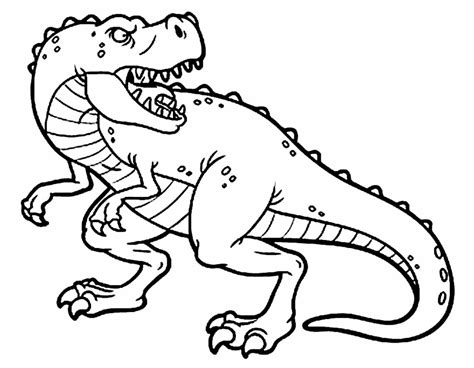 Dinossauro Para Colorir Rex Em Pintarcolorir Encontre Desenhos De Dinossauros Para Colorir
