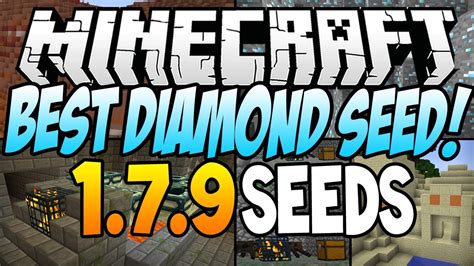 Minecraft Seeds Best Diamond Seed 23 Diamonds 6 Temples 4