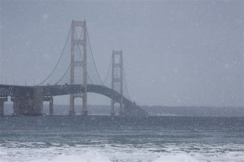 Michigan Exposures The Mackinac Bridge In December