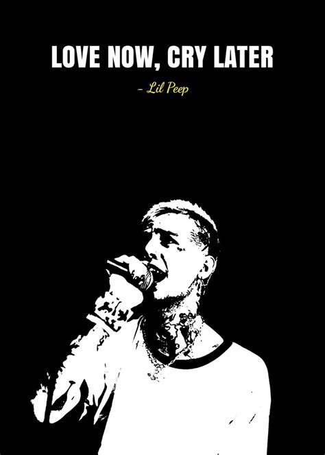 Lil Peep Quotes Poster By Pus Meong Displate