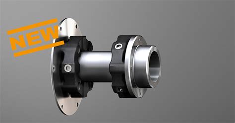Highly Flexible Flange Coupling With Intermediate Shaft Evolastic D2h