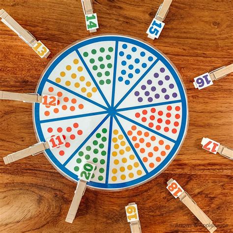 Number 11 20 Matching Game Educational Printable Math Etsy