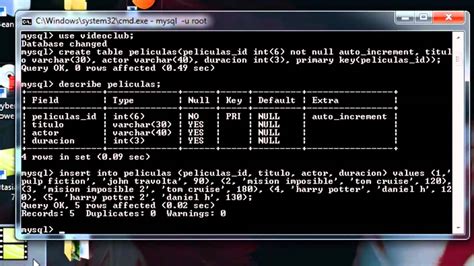 Comandos Basicos De Mysql Desde Consola Windows En Lenguaje De Images