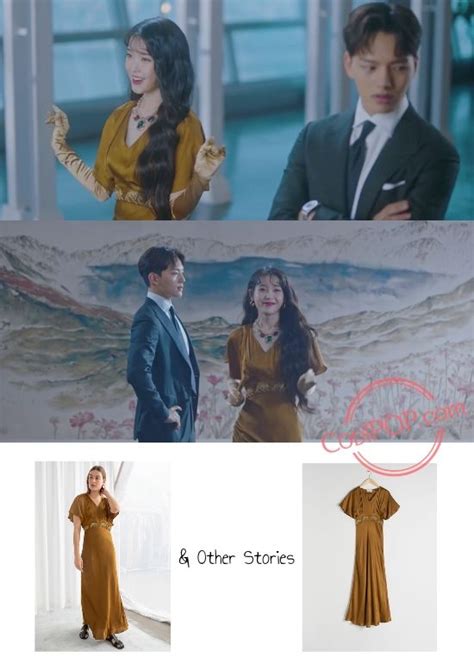 On his way to a new job, goo chan seong stops by hotel del luna to pay back his father's debt and begs man wol to take back her gift. Hotel Del Luna Fashion - IU - Ep 3-3 | Hotel del, Long ...
