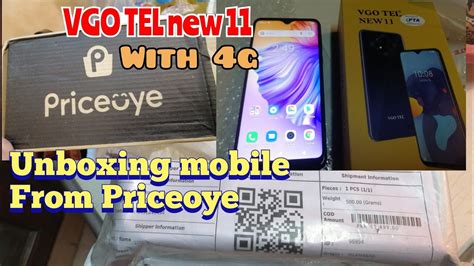 Unboxing Parcel Mobile Vgo Tel New 11 From Priceoye Online Mobile