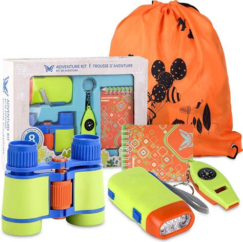 Adventure Kit For Kids Kids Camping Toys With Binoculars Flashlight