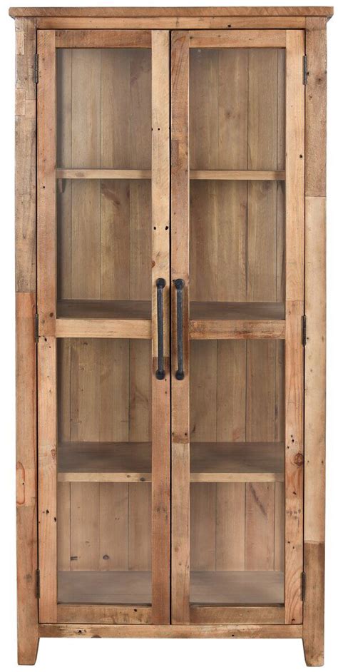 By howard miller, these cabinets are built with the highest quality materials in the united states. Wallsend Reclaimed Pine Display Curio Cabinet | Reclaimed ...