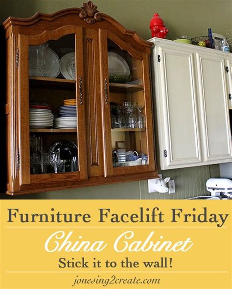 Base cabinets sit on the floor and nearly always support a countertop surface. Furniture Facelift Friday: China Cabinet Turned Kitchen ...