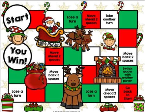 Christmas Reading Comprehension Board Game Games 4 Gains