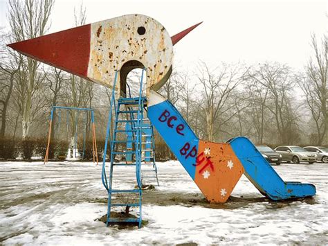 Extremely Creepy Russian Playgrounds