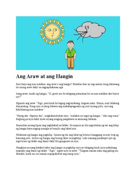Ang Araw At Ang Hangin Pdf