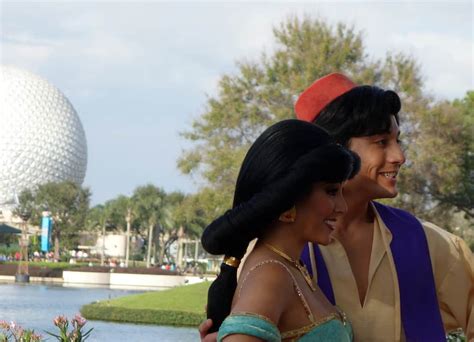 Aladdin And Jasmine At Morocco In Epcot